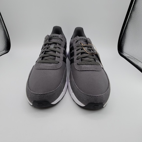 adidas Run 60s 2.0 Shoes Mens‎ 11.5 Grey Four Carbon Running Sneaker GX1740 NEW